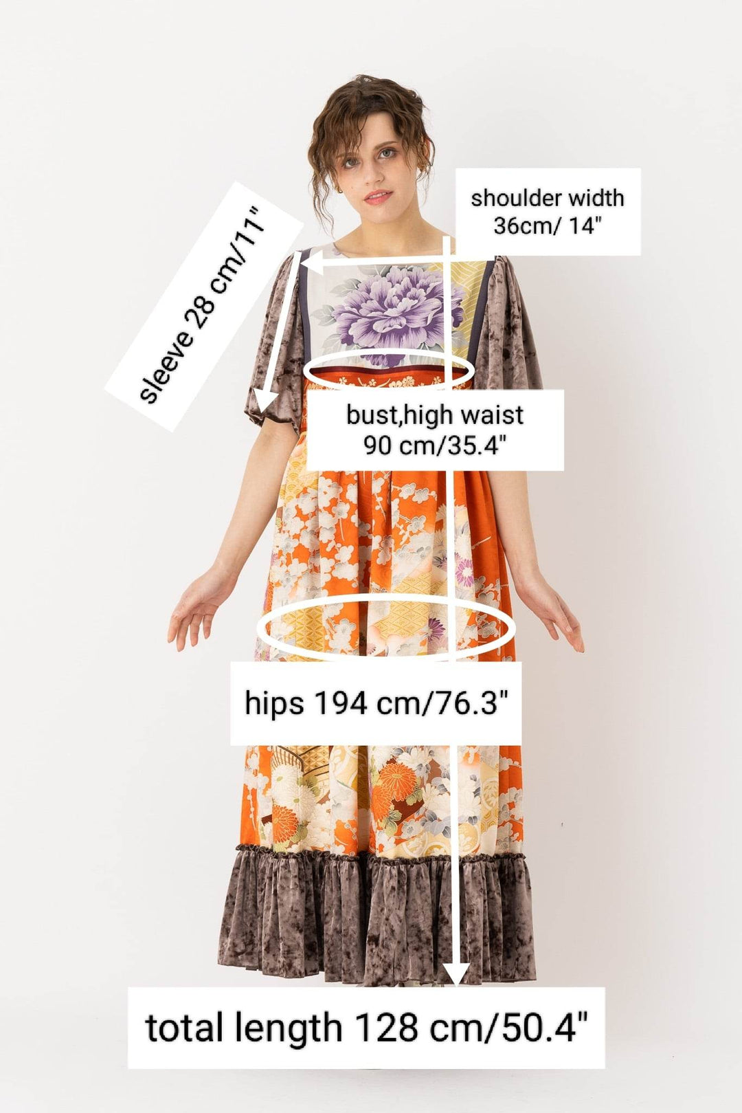 Peony Queen Empire Dress, High Waist Dress, Empire Style Dress Dress Your Color Peony Queen Empire Dress, High Waist Dress, Empire Style Dress Dress Your Color