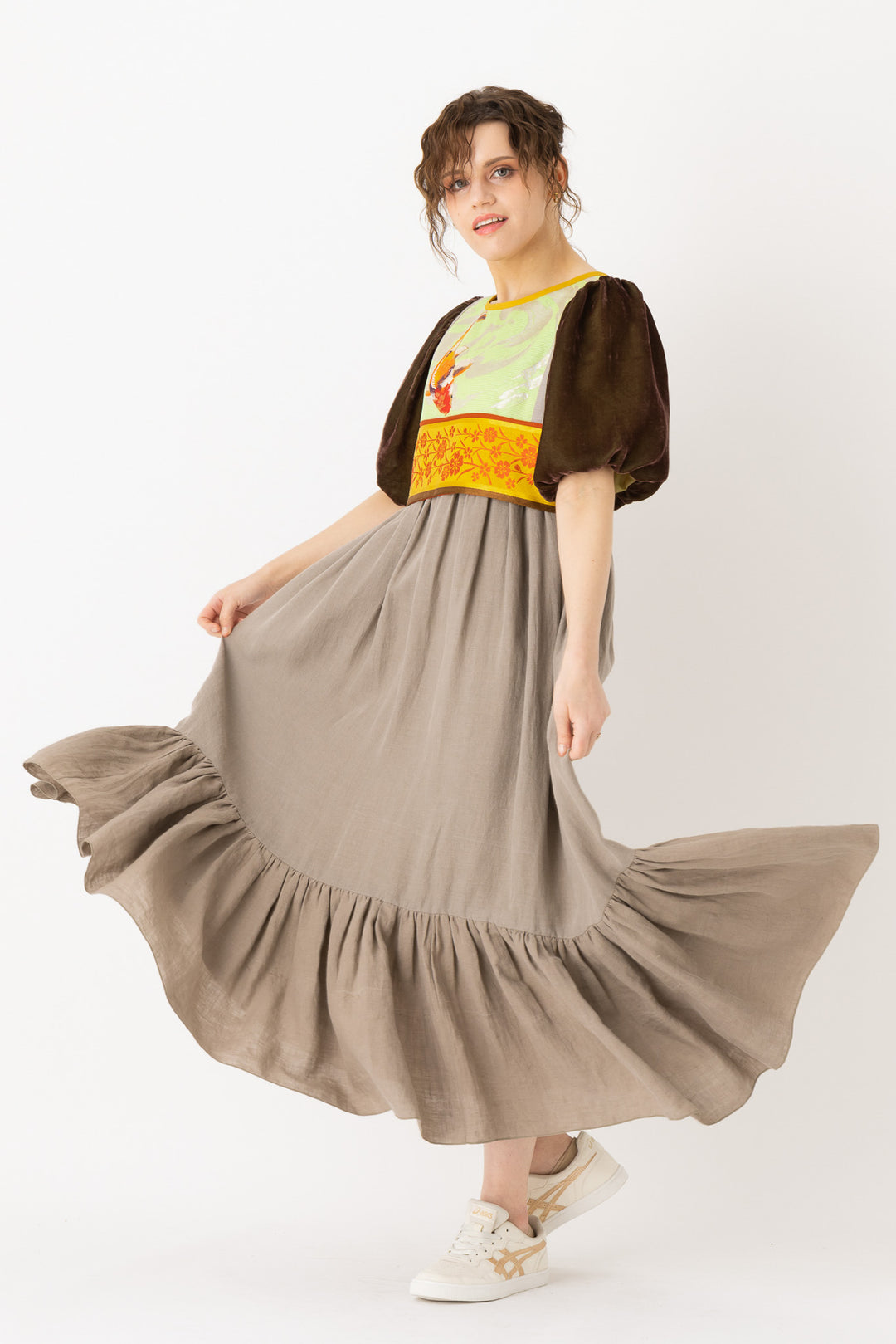 Royal Koi Empire Dress, High Waist Dress, Empire Style Dress Dress Your Color Royal Koi Empire Dress, High Waist Dress, Empire Style Dress Dress Your Color