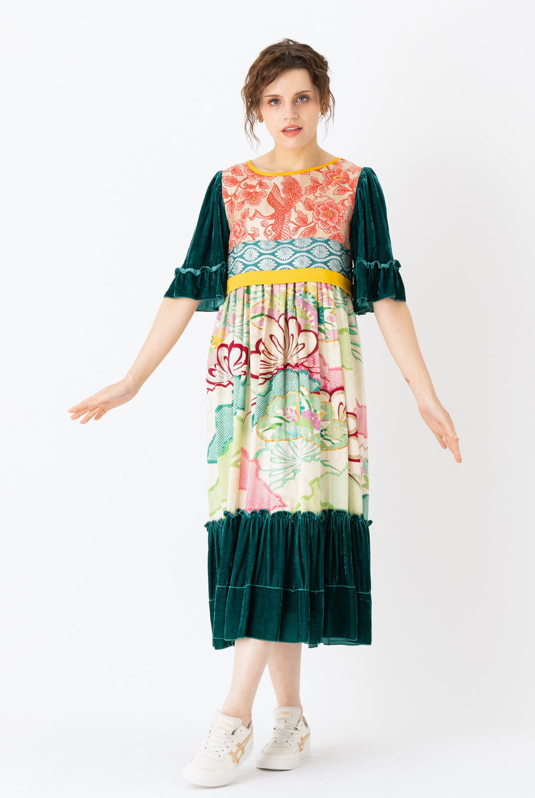 Mint and Candy Empire Dress, , High Waist Dress, Empire Style Dress Dress Your Color Mint and Candy Empire Dress, , High Waist Dress, Empire Style Dress Dress Your Color