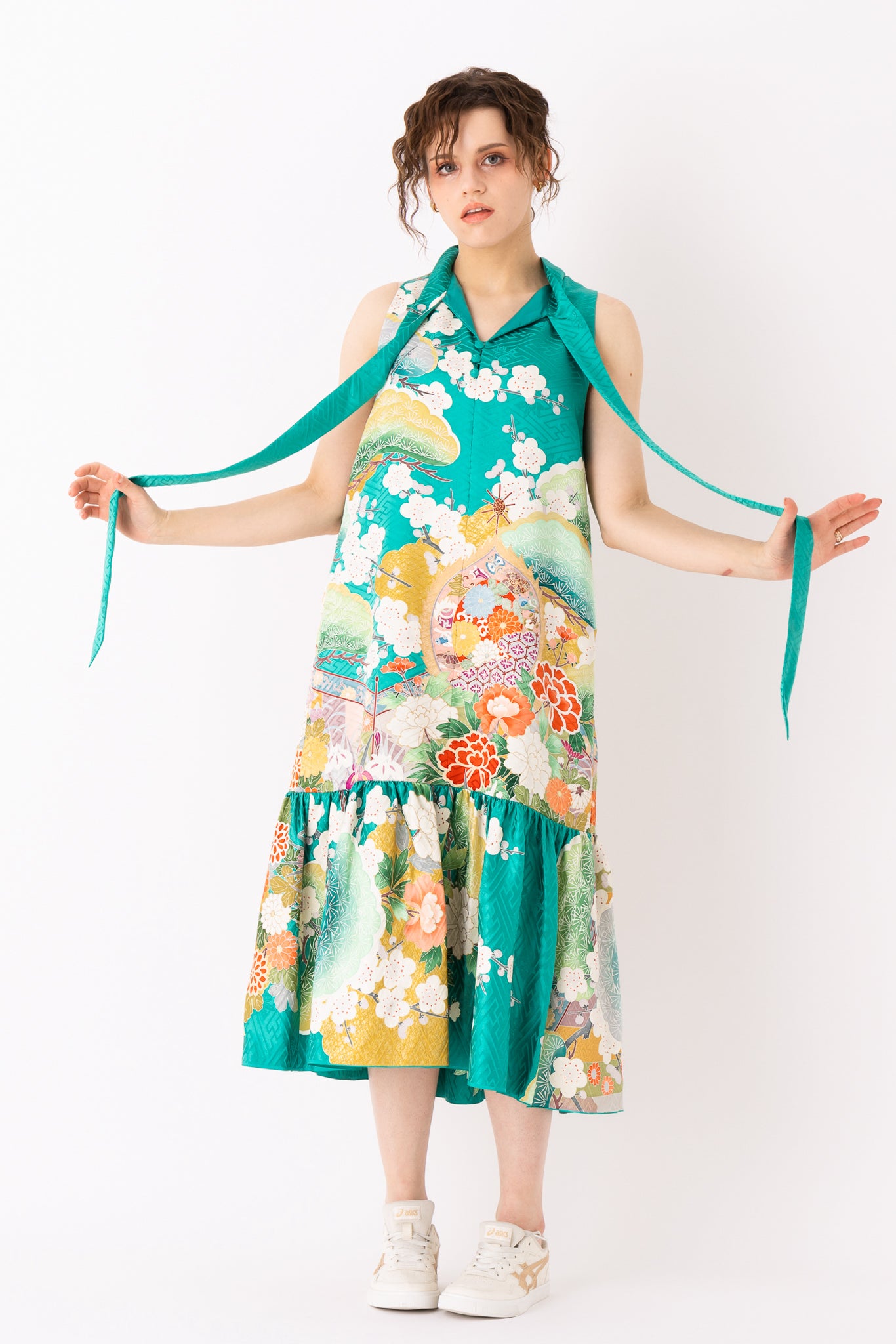 Silk tie dress sale
