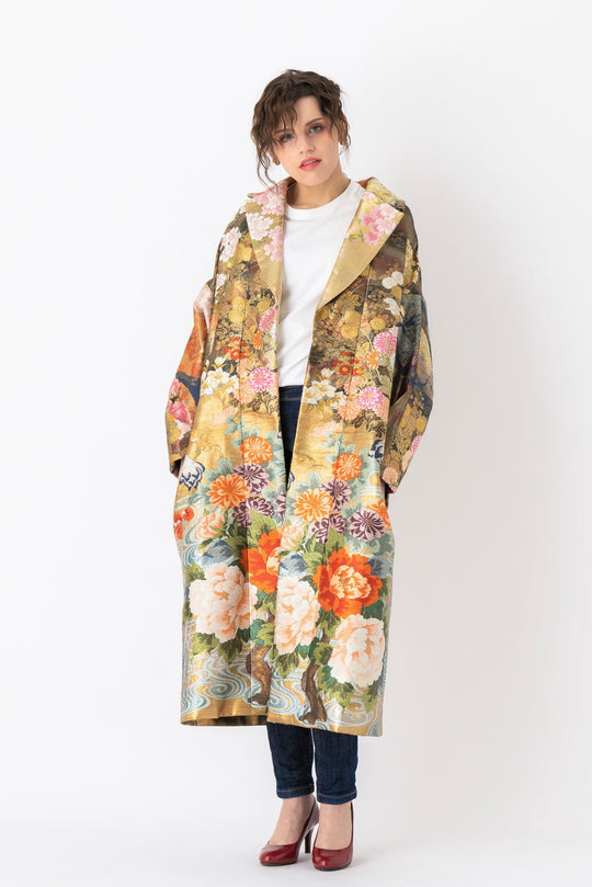 Oversized Coats for Women, Silk Coats, Embroidered Coats,Oversized Coat ...