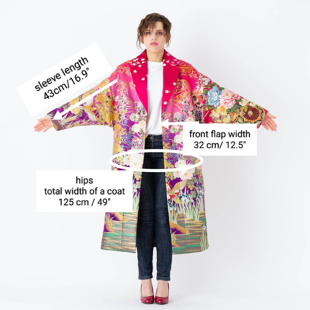 Wish En Ciel: Oversized Coat for Women, Long Embroidered Coat – Dress Your  Color