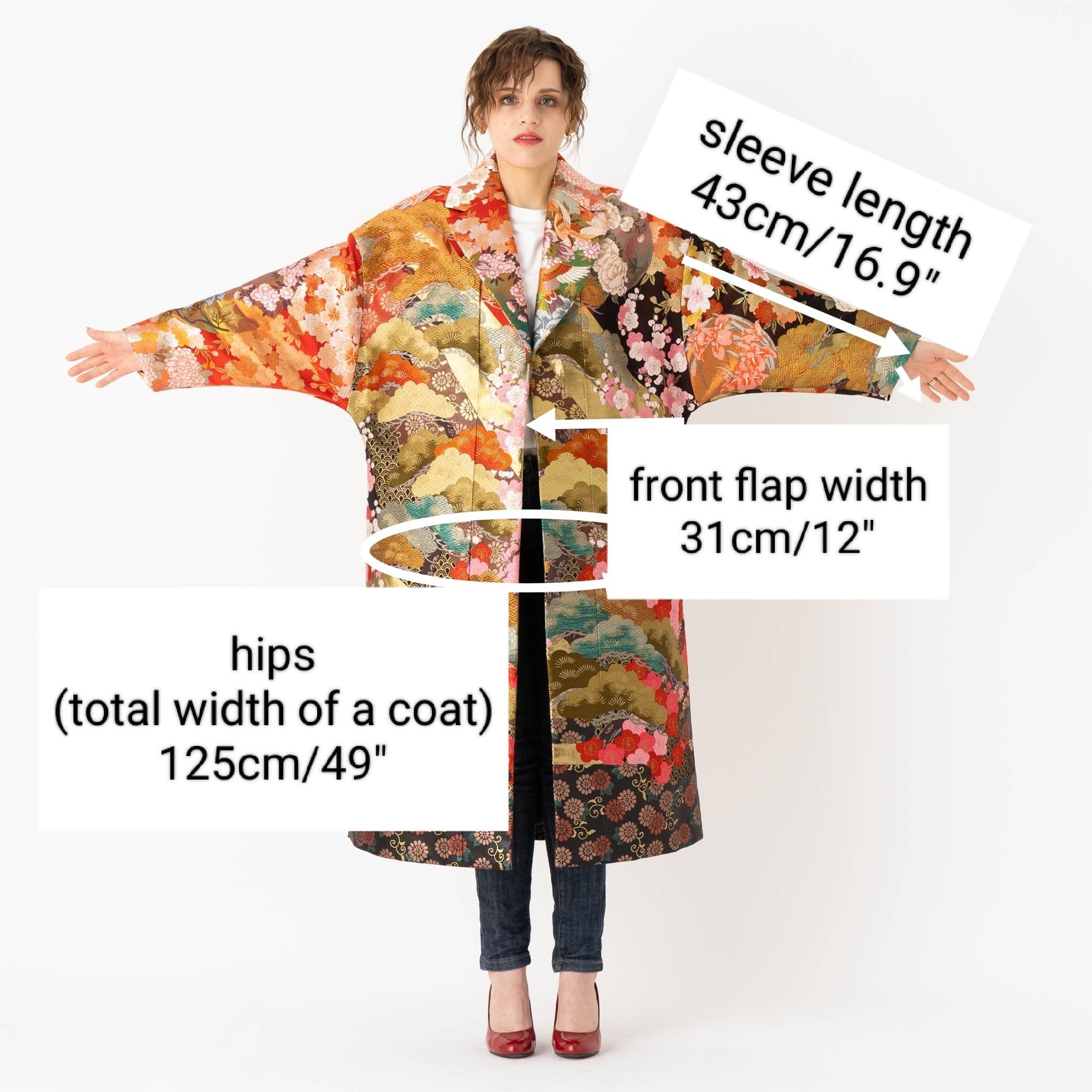 Forrest Lumineux: Oversized Coat for Women, Long Embroidered