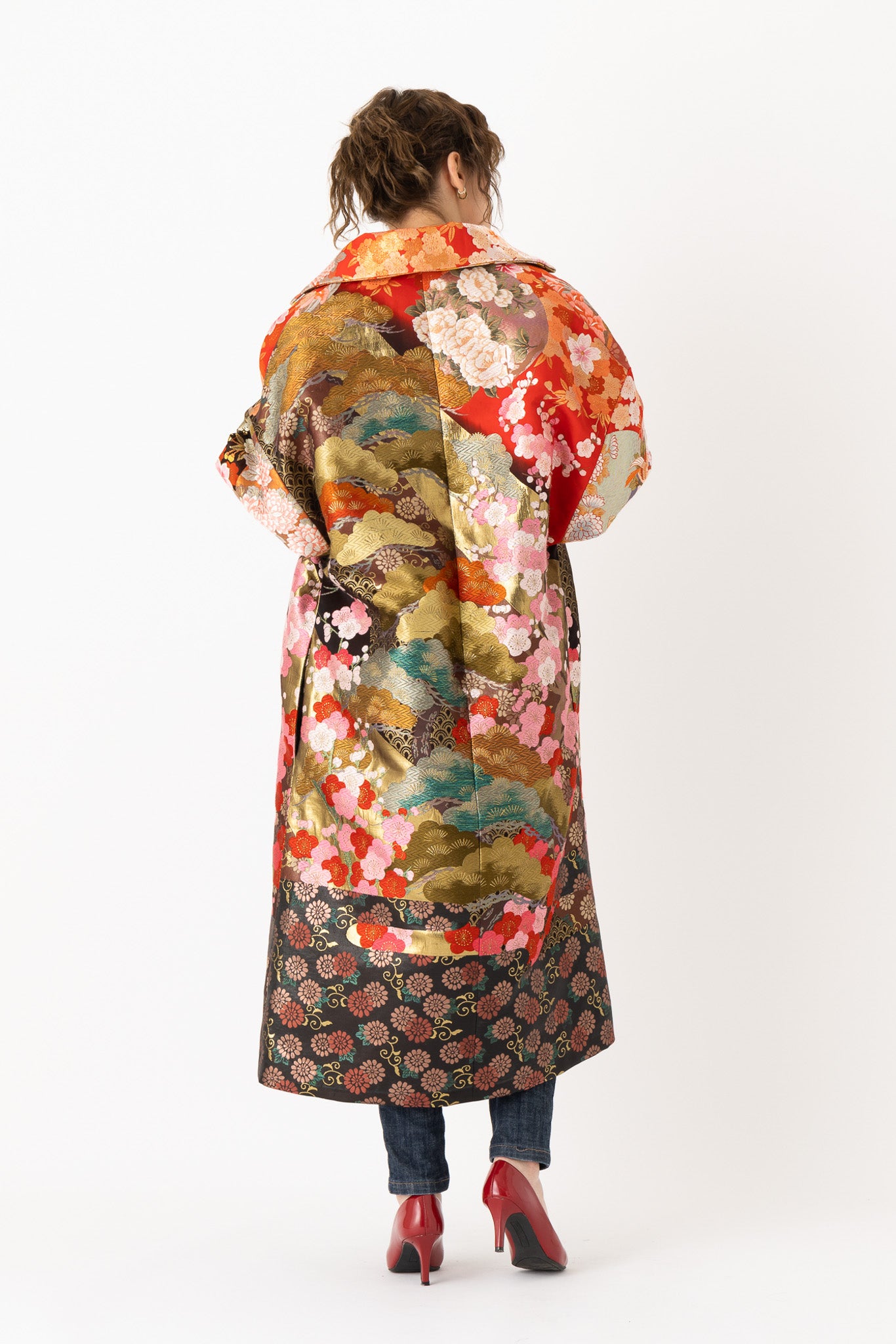 Embroidered coat womens 2025