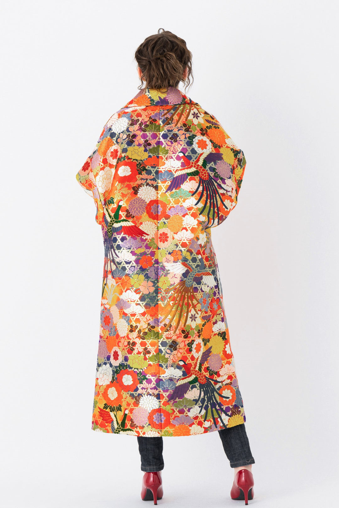 Wish En Ciel: Oversized Coat for Women, Long Embroidered Coat – Dress Your  Color
